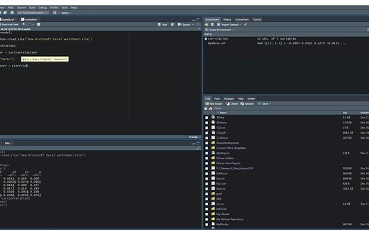 【R语言】第四讲：相关矩阵(correlation matrix)