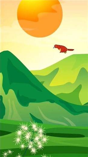 sunrise morning animation #cartoon #animatin #foryou #animationshorts #shorts #vairalvideo