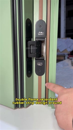 Invisible doors can also be fireproof, smoke-proof and soundproof. #doorfactory #chinesefactory