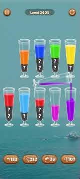 Water color sort level 2305 #androidgameplay #watersortpuzzle #shorts
