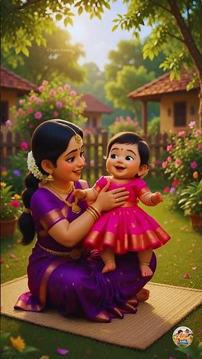 சாய்ந்தாடம்மா சாய்ந்தாடு 👶💞 | Sandhadama Sandhadu Tamil Rhymes | Kids Songs #rhymes #chuttikanna