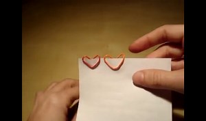 Cómo hacer un corazón con un clip
