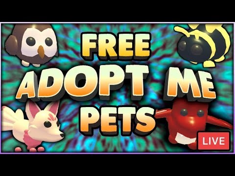 🦒ADOPT ME TRADES / FREE PETS🦒GIVEAWAYS🦒 LIVE🦒
