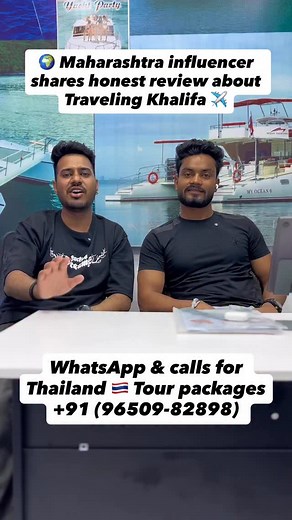 87K views · 232 reactions | Real talk  Maharashtra influencer tells why Traveling Khalifa is the best choice for Thailand trips ️ WhatsApp for bookings +91 (96509-82898) | Khalifa Bhai | Facebook