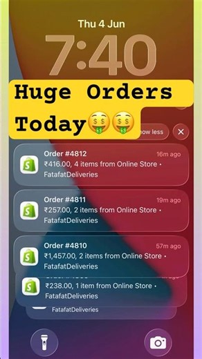June 4 Huge Orders on My Shopify Store 🤑🤑