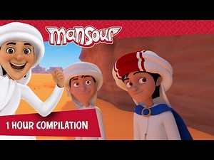 Cheerful Moments with Mansour P5 🎀 | 1 Hour 🕐 | The Adventures of Mansour ✨