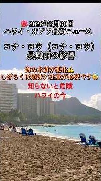 ハワイの今がヤバい…知らないと危険🌺 ハワイで何が起きてる？最新ニュース🌺