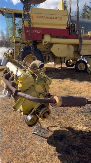 More engine swap on the 1805 new heart is captured