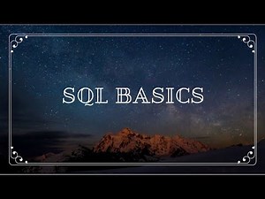تعلم مبادئ SQL | 1-مقدمة