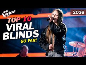 TOP 10 The Most VIRAL Auditions of 2026 SO FAR | The Voice Kids