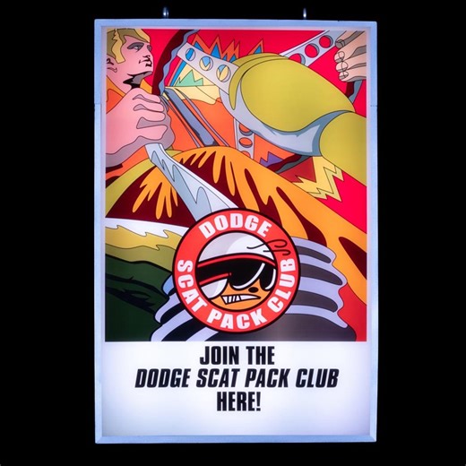 16 Officially Licensed Mopar Wall Light