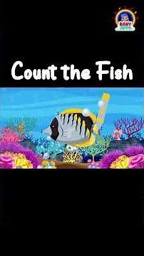 Dot to Dot Fish Counting for Kids 🐟🔢 | Count 1 & 2 | Ocean Learning | BabyApps