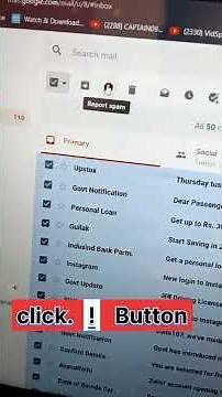 Spam mail clean // How to unsubscribe emails in gmail