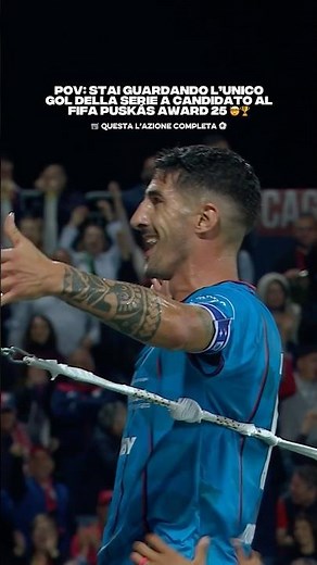 Alessandro Deiola and Cagliari dream of the Puskás Prize 🤩❤️💙