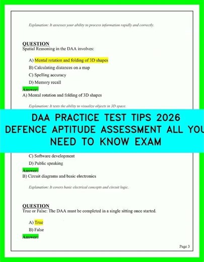 DAA 2026: Defence Aptitude Assessment Practice Test Tips & Complete Exam Guide