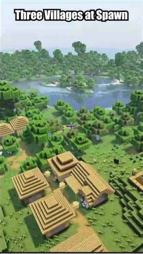 3 Villages at Spawn! This Minecraft Seed is OP! (Minecraft 1.21.7) #shorts #minecraft #MinecraftSeed