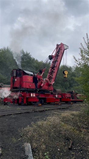 mytraindiaryuk on Instagram: "💯🎂 Happy Birthday 🎂💯 As Steam Crane No. 107 turns 100 in 2026, I’m resharing this video of No. 107 in action! Built by Cowans Sheldon & Co in 1926, it weighs in at a hefty 84 tons! The crane was purchased by the NYMR after it was withdrawn from service in 1979. Check out the recent NYMR YouTube video link below, made to celebrate its 100 years! https://youtu.be/1bYu09cNyp0?si=yh4INdIo4ihJMpY4 @northyorkshiremoorsrailway #100 #century #birthday"