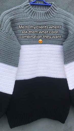Color Combinations for Crochet Sweaters