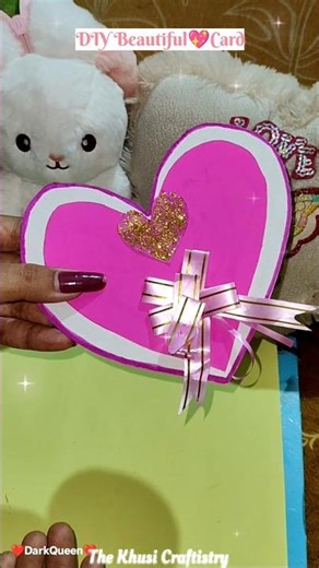 "Heart-Stopping DIY Anniversary Card! ❤️ You Can Make in 5 Mins! 🖐️ #shorts #diy #youtubeshorts