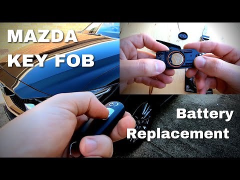 Mazda Key FOB - How To Replace The Battery