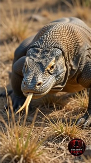 World's Largest Lizard 😱 Komodo Dragon Explained in Hindi | Dangerous Animal Facts #shorts