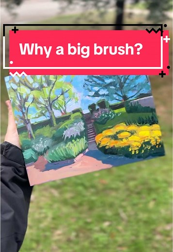 Enhance Your Art with a Big Brush Technique