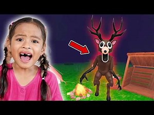 ALUNA AND AMANDA SURVIVE IN THE FOREST AND MEET STRANGE CREATURES!! ROBLOX INDONESIA