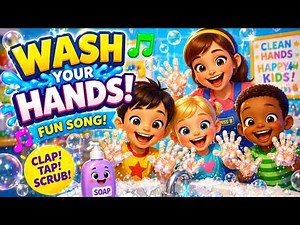 The Hand Washing Song 🧼 | Clean Hands for Little Ones