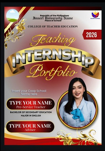 RED TEACHING INTERNSHIP PORTFOLIO CANVA TEMPLATE Available in 6 colors! Perfect for Education Students, Pre-Service Teachers, Student Teachers, and Teaching Interns who want a professional, organized, and high-quality portfolio 📕 Each template includes: ✔️Content Guide for easy organization ✔️Additional Pages Available to suit your needs ✔️Fully Editable Design ✔️Downloadable to PDF, PPT, MP4 format ✔️NO Canva Premium Account Needed ✔️Lifetime Access ✔️A4, Short and Long sizes available Make yo
