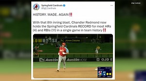 Cardinals prospect Chandler Redmond completes historic 'home run cycle'