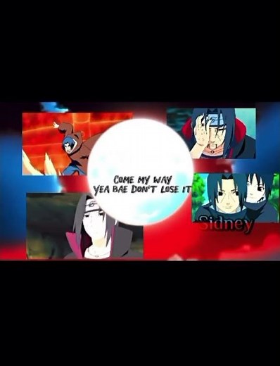 Itachi edit, song: red light by QKReign