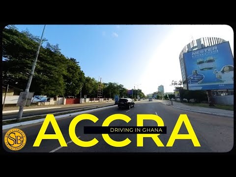 Driving Through Central Accra | A Real-Time Look at Ghana's Capital City