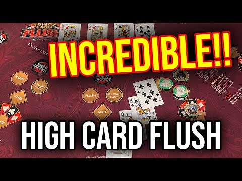 ABSOLUTELY INCREDIBLE COMEBACK! HIGH CARD FLUSH! $400 MAX BET HANDS!!