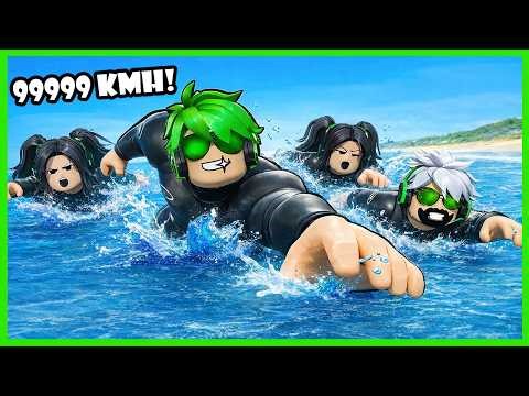 Aku Latihan Keras Demi Menjadi Perenang Super Cepat Lewati Lautan Penuh Badai - Training To Swim