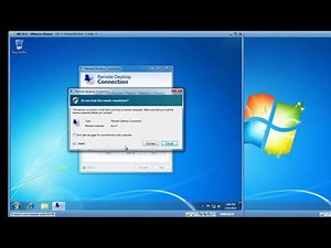 Remote Desktop Connection Tutorial in Windows 7 Multi user