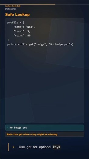 Dictionary in Python #programming #coding #learnpython