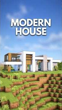 Minecraft: How to Build a Modern House with a Pool 🏊 (Easy Tutorial) #minecraft #tutorial #ideas