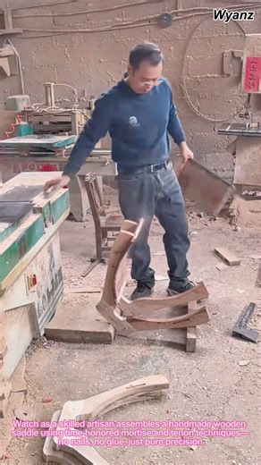 Satisfying Traditional Saddle Making: Assembling a Wooden Horse Saddle with Ancient Joinery 🐎