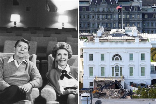 Historic White House movie theater demolished amid Donald Trump's ballroom project