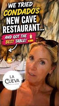 We Tried Condado’s New Cave Restaurant… and Got the Best Table! 🕯️🇪🇸