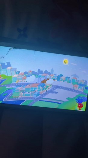 Colorful Animated Cityscape Exploration