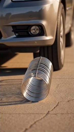 Metal Elasticity Test: Spring Compression and Resonance (ASMR)