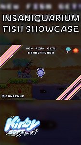 Kirby ~ Soft & Wet - Insaniquarium Fish Showcase #nintendo #retro #gaming