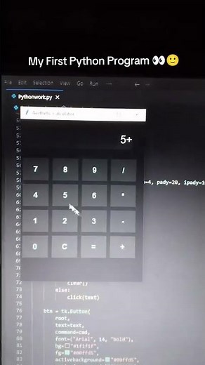My First phyton program 😎#viralvideo #viral #python #learncoding