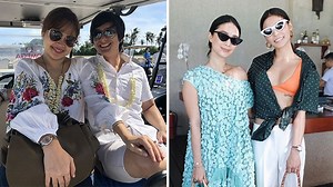 Celebrity couples, duos, and other star sightings at Amanpulo resort