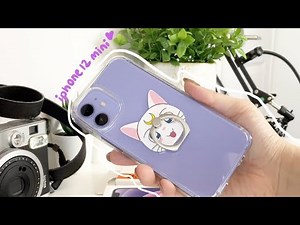 *Aesthetic* Unboxing iPhone 12 mini *purple*🍎Finally for mini hands! 아이폰12 미니 퍼플 개봉기, 얼~마나 예쁘게요?