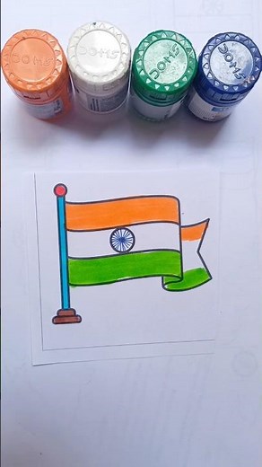 India Flag coloring #art