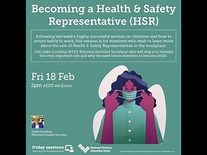 Becoming a Health & Safety Representative (HSR)