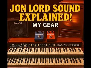 My Hammond XK3c & Leslie 2101 Setup | How I Get That Jon Lord Sound