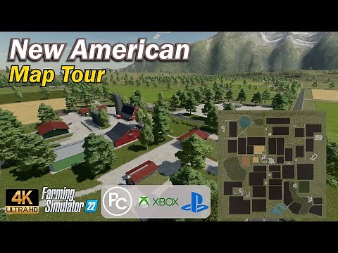 New American | Map Tour | Farming Simulator 22